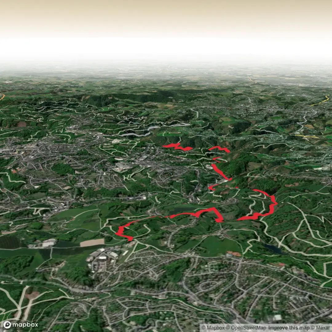 An image depicting the trail Von der Grüne zur Morsbach. and its surrounding area.