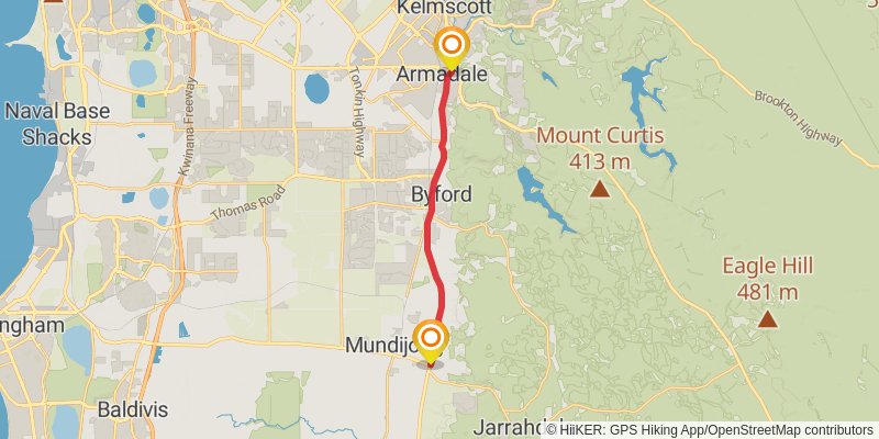 WA Cider Trail stage 4 Map