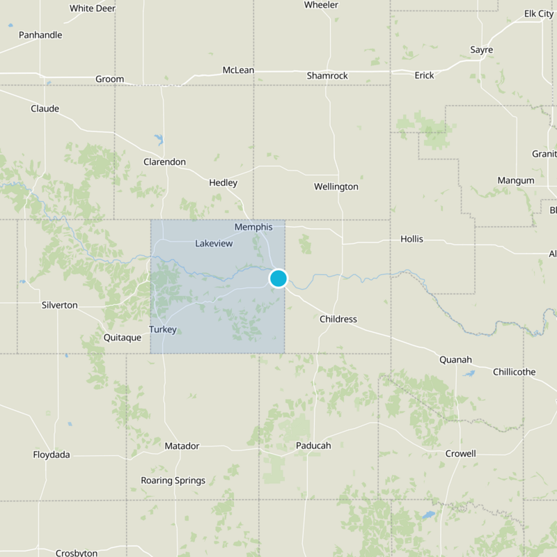 Hall County Static Map