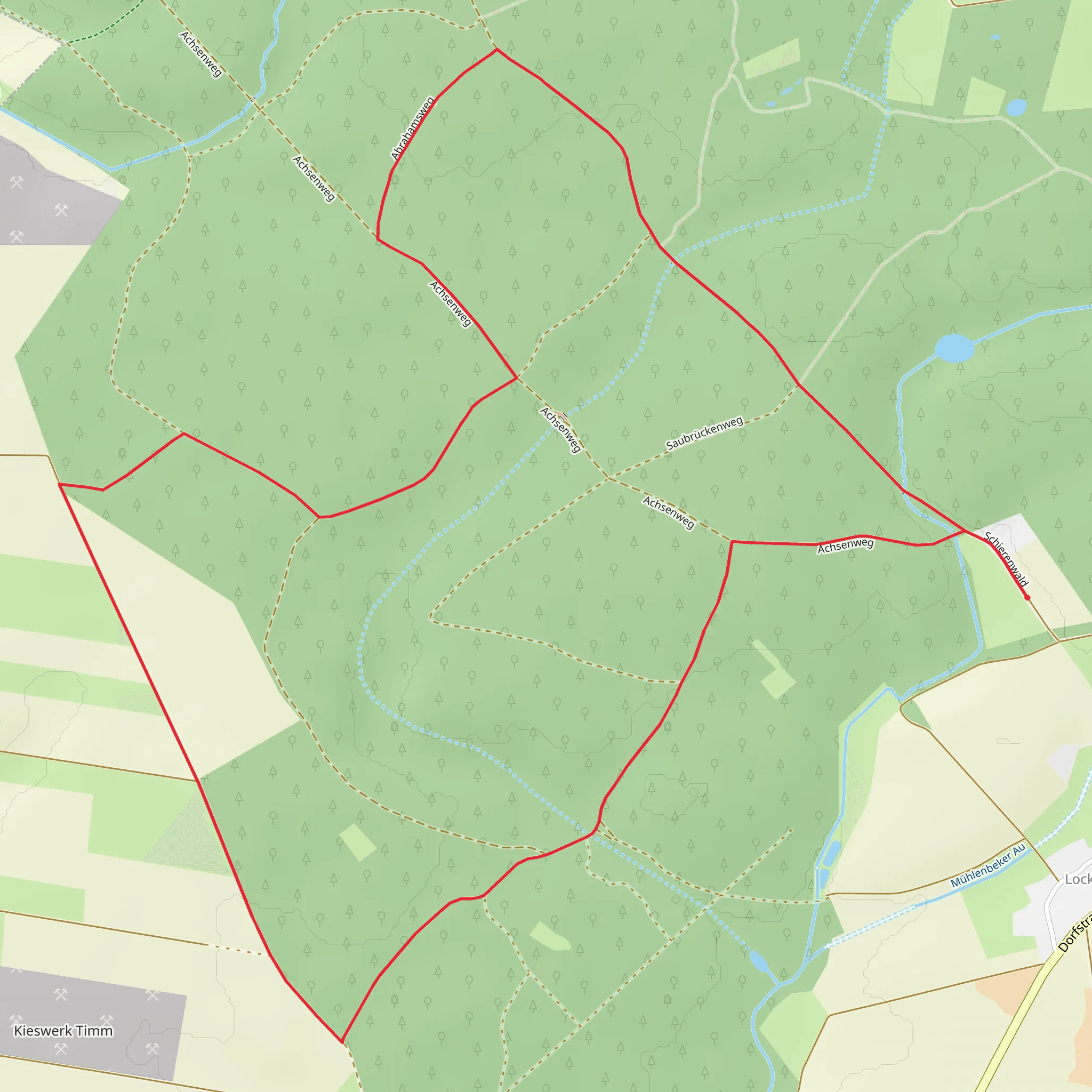 Schierenwald Loop mobile static map