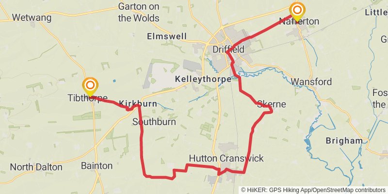 Way of the Roses stage 12 Map