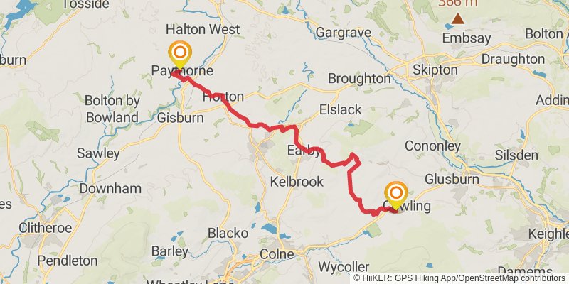 Yorkshire Round stage 12 Map