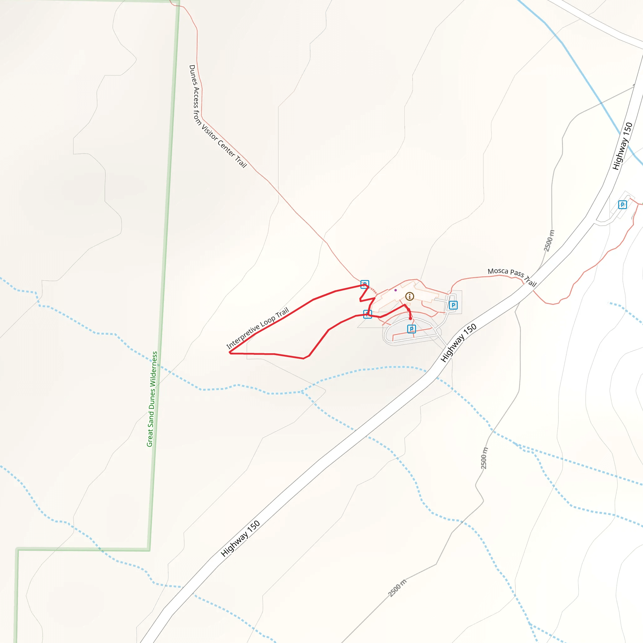 Highway 150 Loop mobile static map