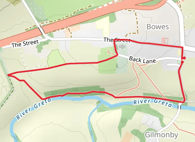 Mill Force Bowes mobile static map