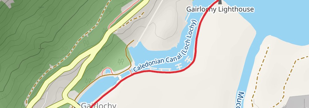 West Highland Line - Train and Hike 7-Day Gentle Tour (Hillwalk Tours) spur 1 Map