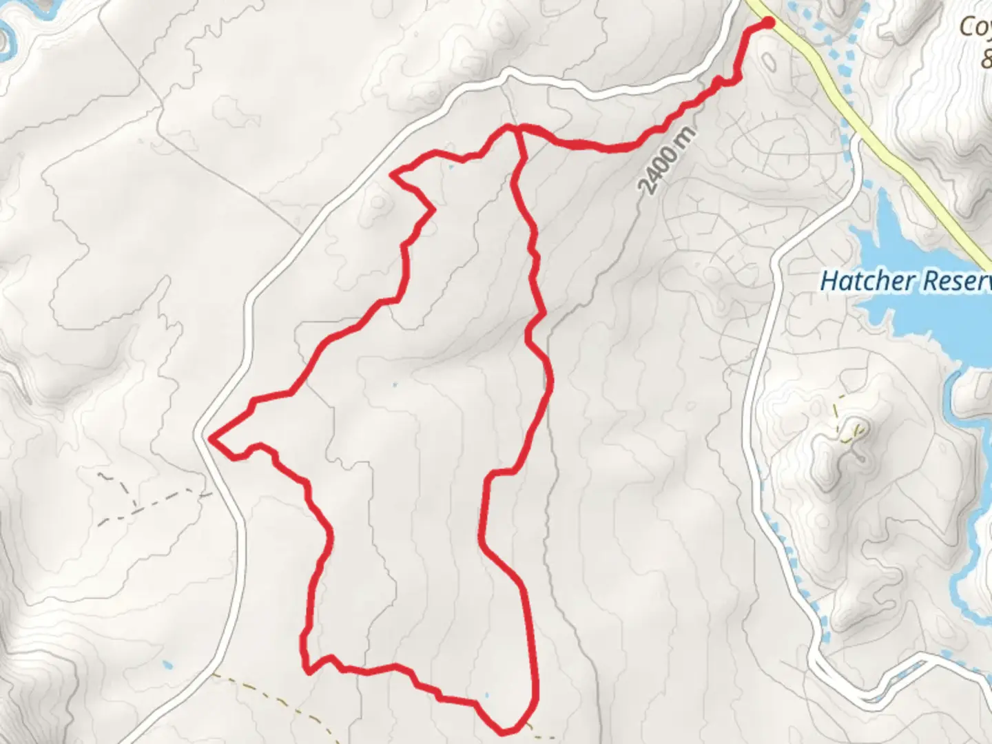 An image depicting the trail Round Park and Gopher Loop Trail and its surrounding area.