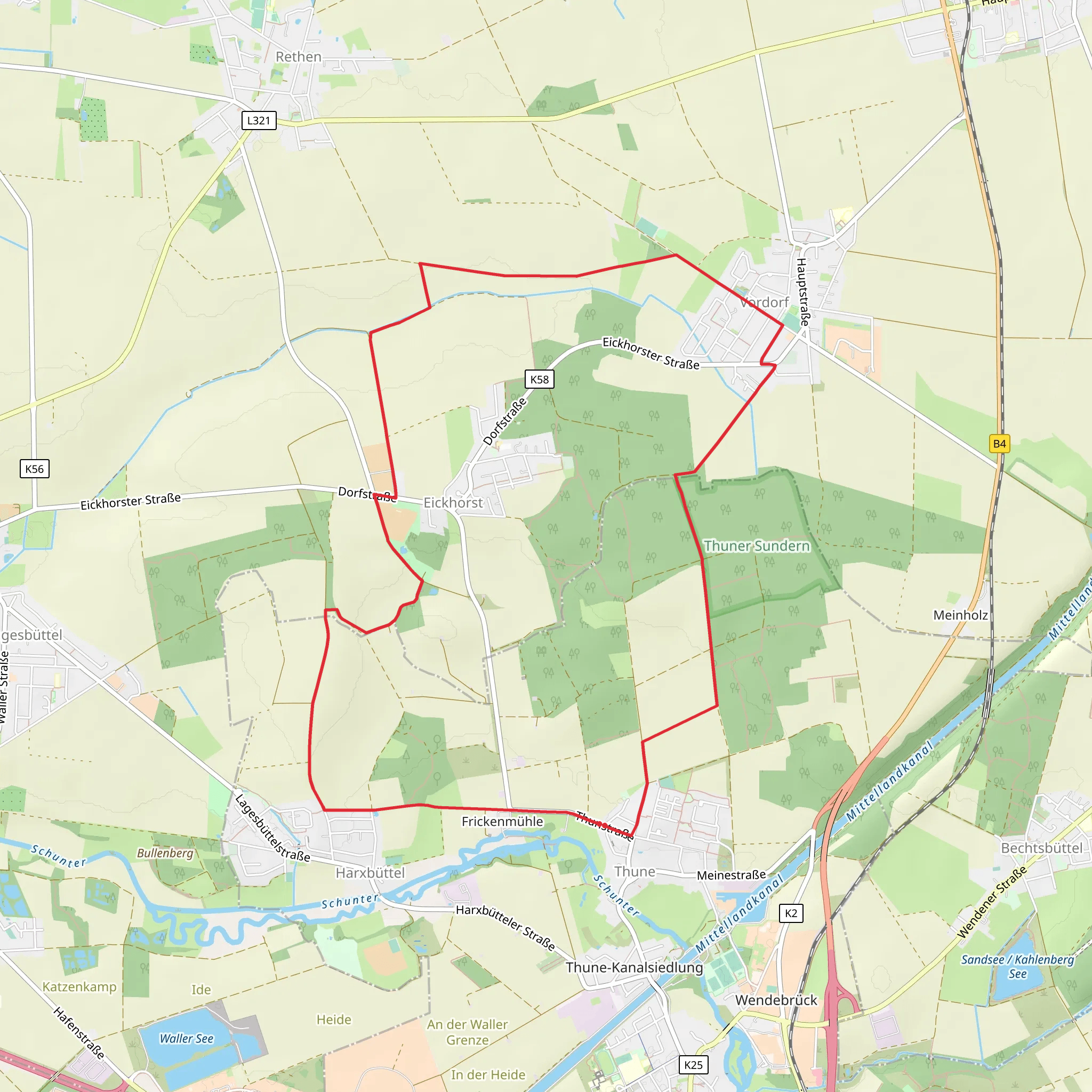 Thune Loop mobile static map