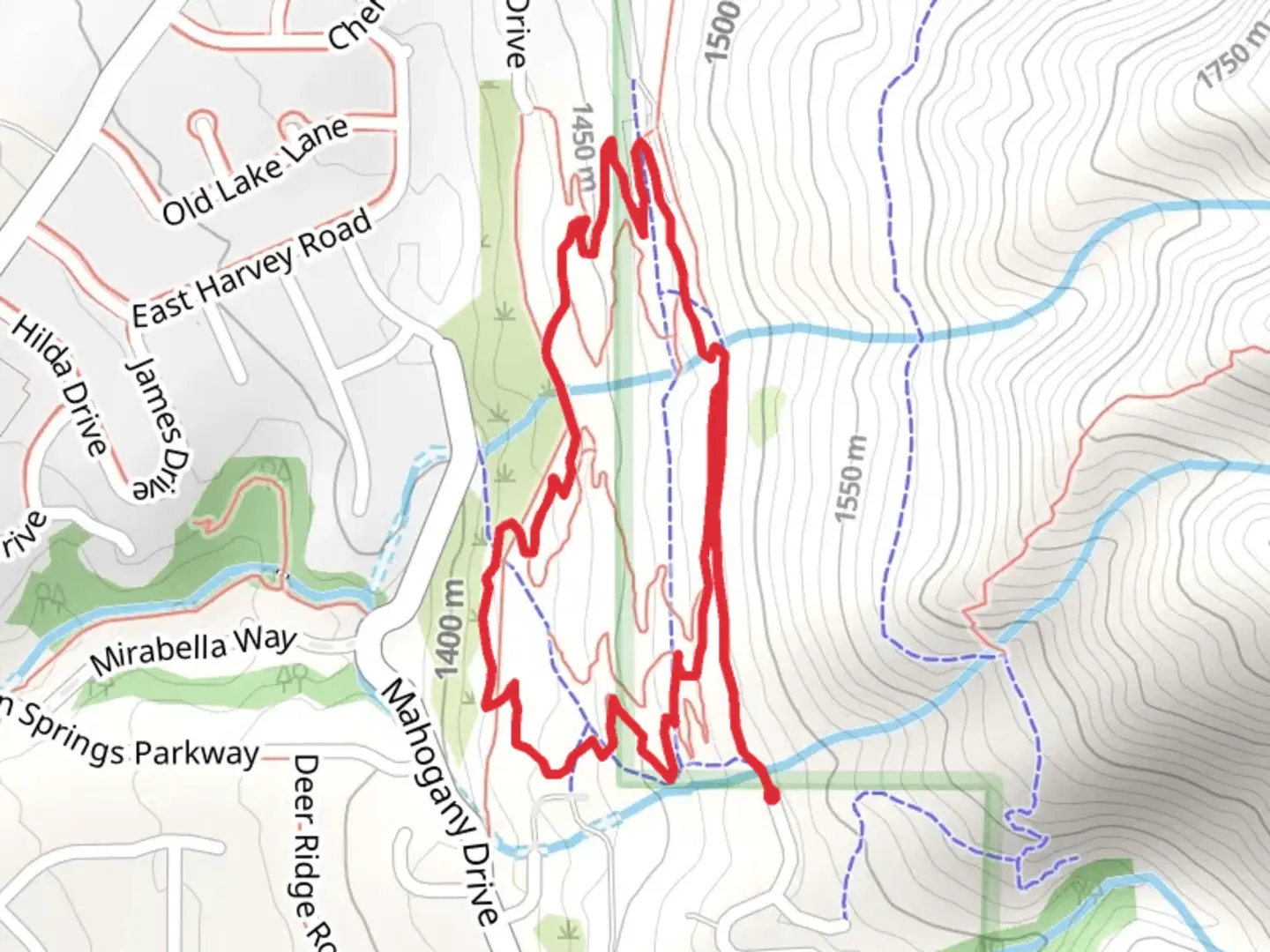 An image depicting the trail Bonneville Shoreline Trail Loop and its surrounding area.