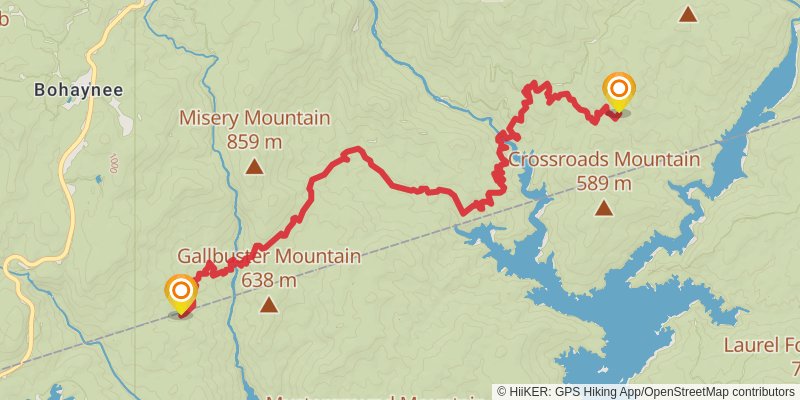 Palmetto Trail stage 4 Map