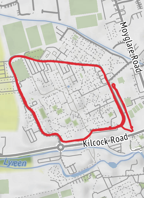 County Kildare - Tempo mobile static map