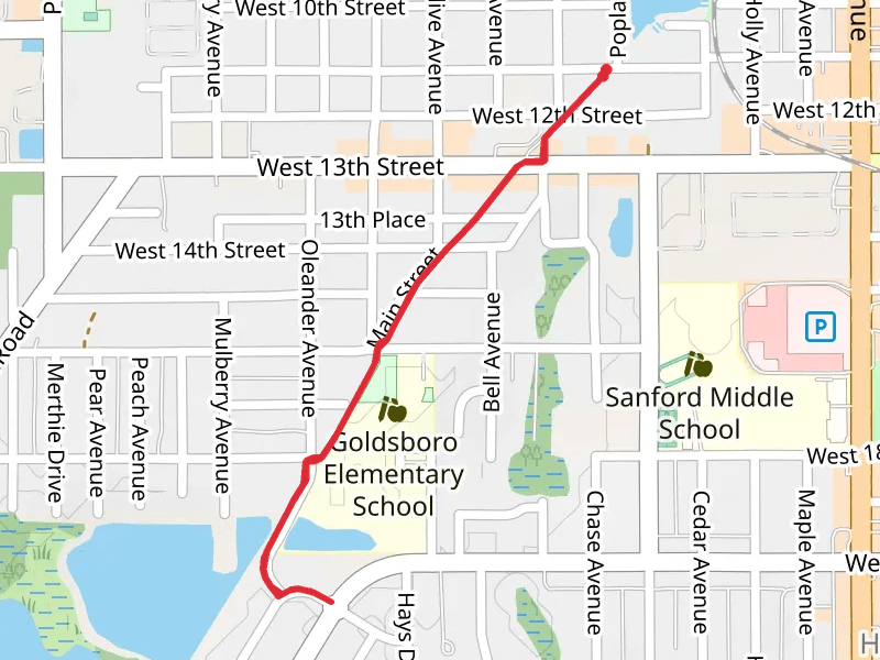 Goldsboro Pedestrian Trail