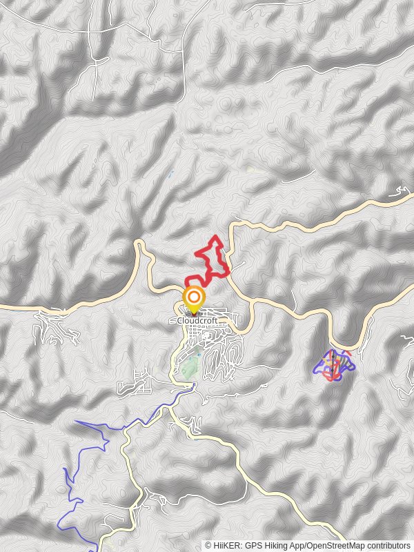 Pines, Osha and Pines North Loop Trail mobile static map