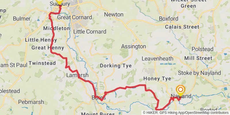 St Edmund Way stage 2 Map