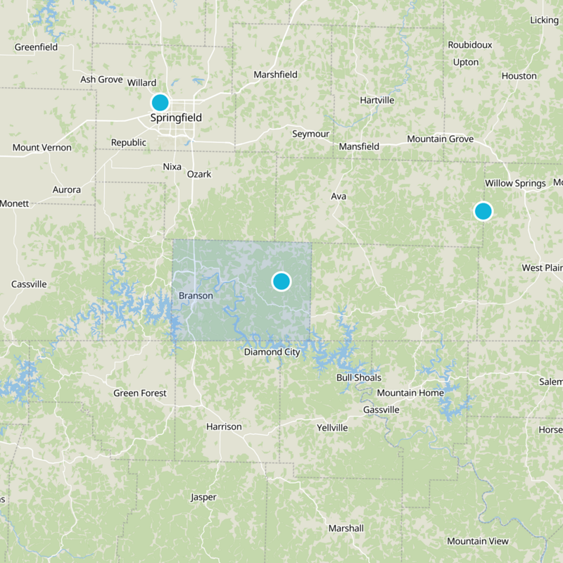 Taney County Static Map