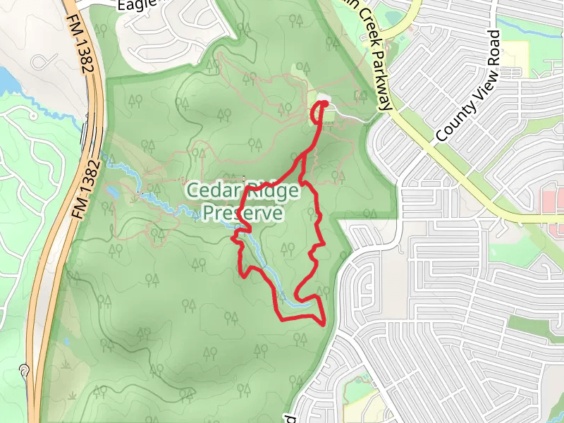Cedar Brake and Catail Pond Loop Trail