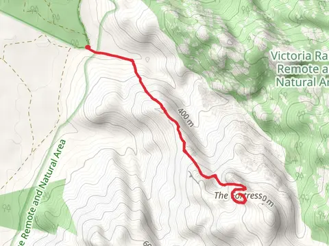 The Fortress from Harop Track