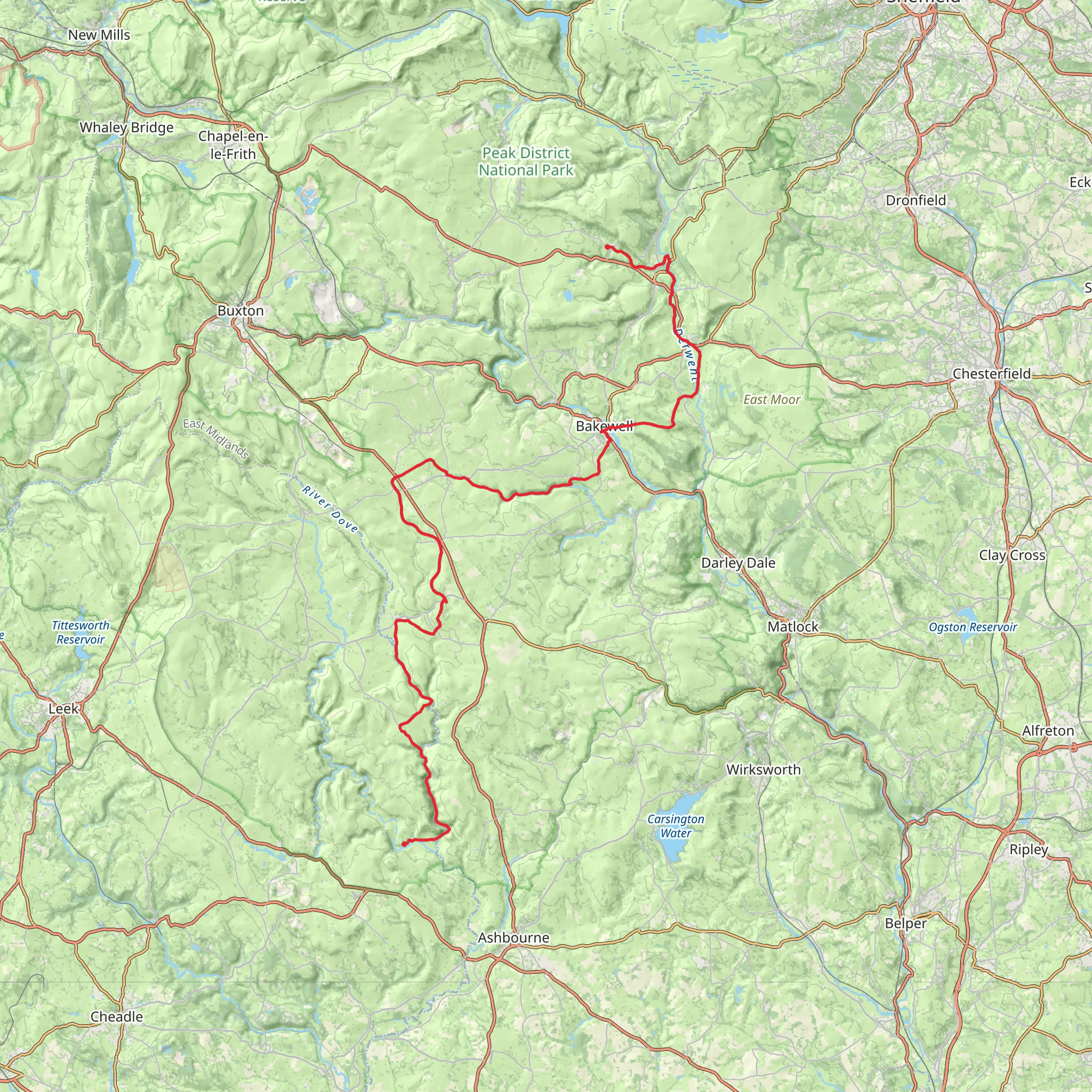 Peak Pilgrimage mobile static map