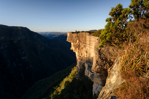 An image depicting the trail Kanangra to Katoomba Trail and its surrounding area.