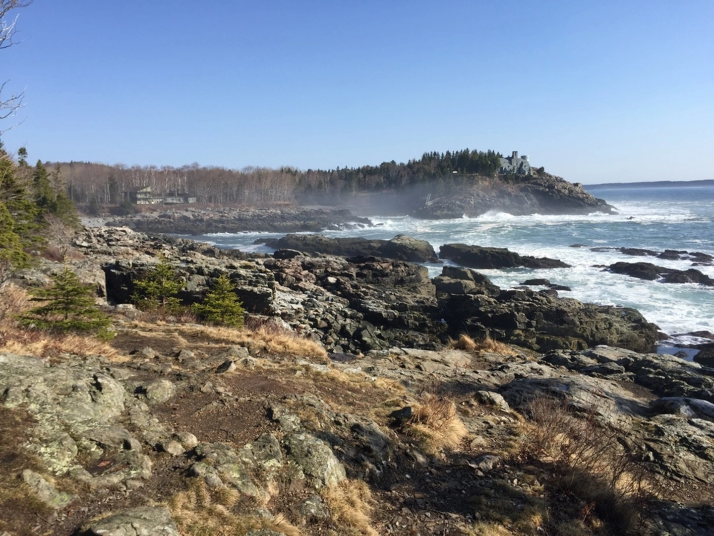 An image depicting the trail Compass Harbor Trail and its surrounding area.