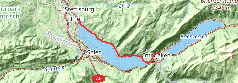 Camino Konstanz-Geneva stage 13 Map