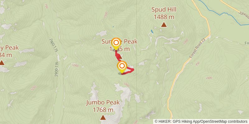 Juniper Ridge - Boundary Trail alt 1 Map