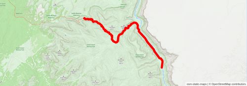 Southwestern Horseshoe Trail stage 52 Map