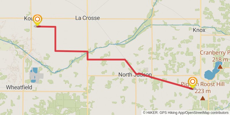 American Discovery Trail - North stage 11 Map