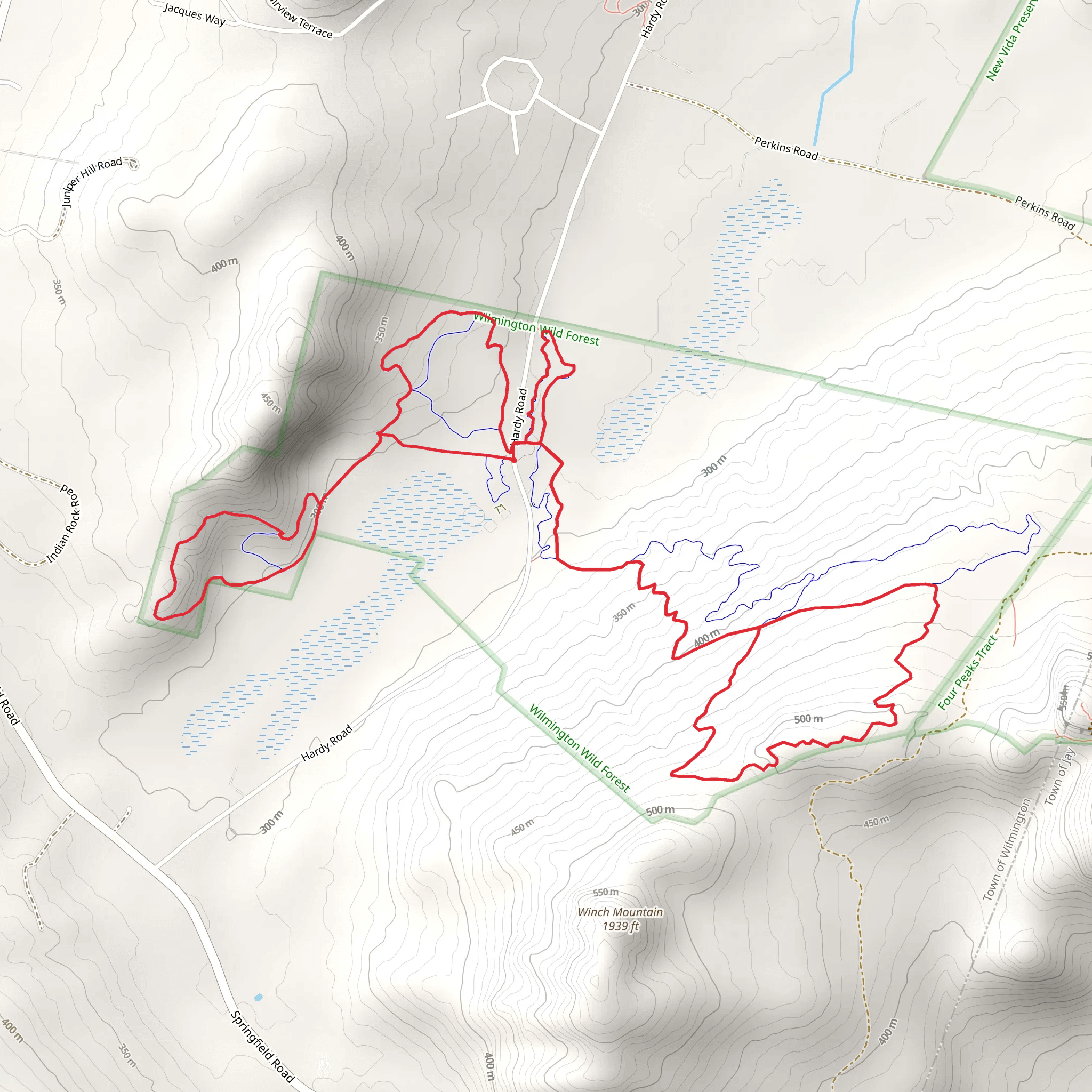 Good Luck and All in Trail Loop via Hardy Road mobile static map