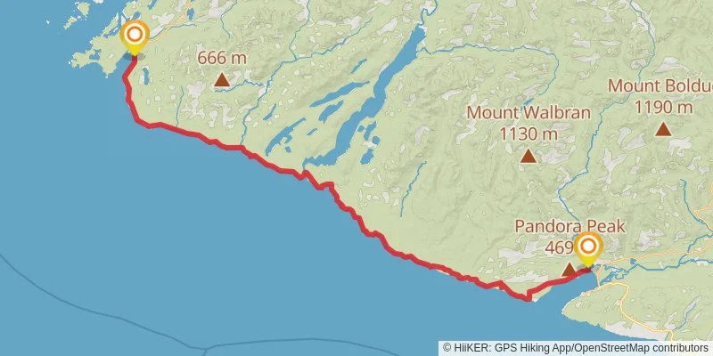 West coast clearance trail map