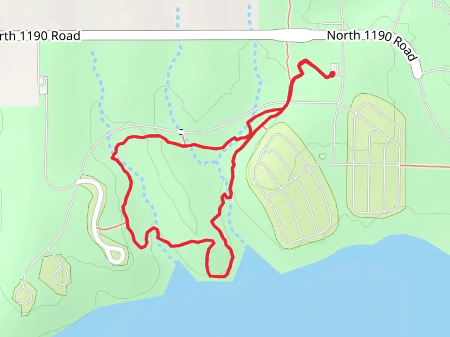 An image depicting the trail Smokehouse Loop Trail and its surrounding area.