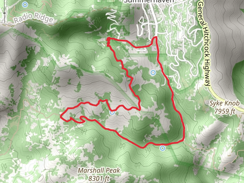 Mint Spring Trail and North Sabino Canyon Park Loop