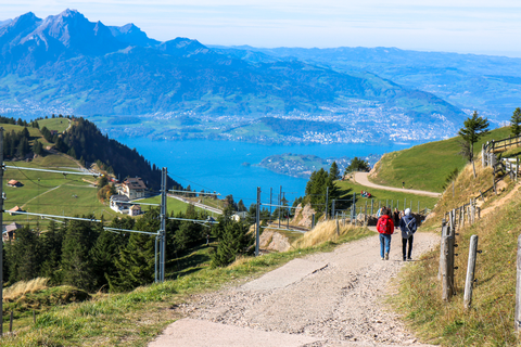 An image depicting the trail Höhenroute Langis - Pilatus and its surrounding area.
