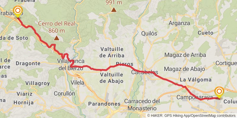 Camino Catalan stage 42 Map