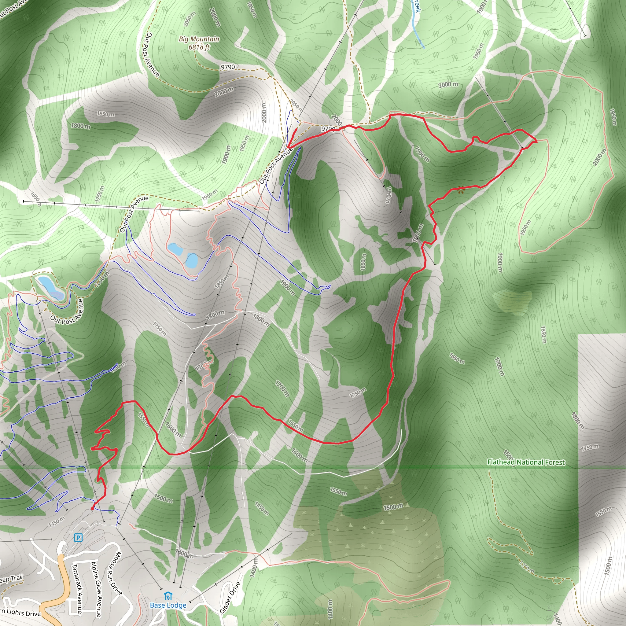 Danny On Trail mobile static map