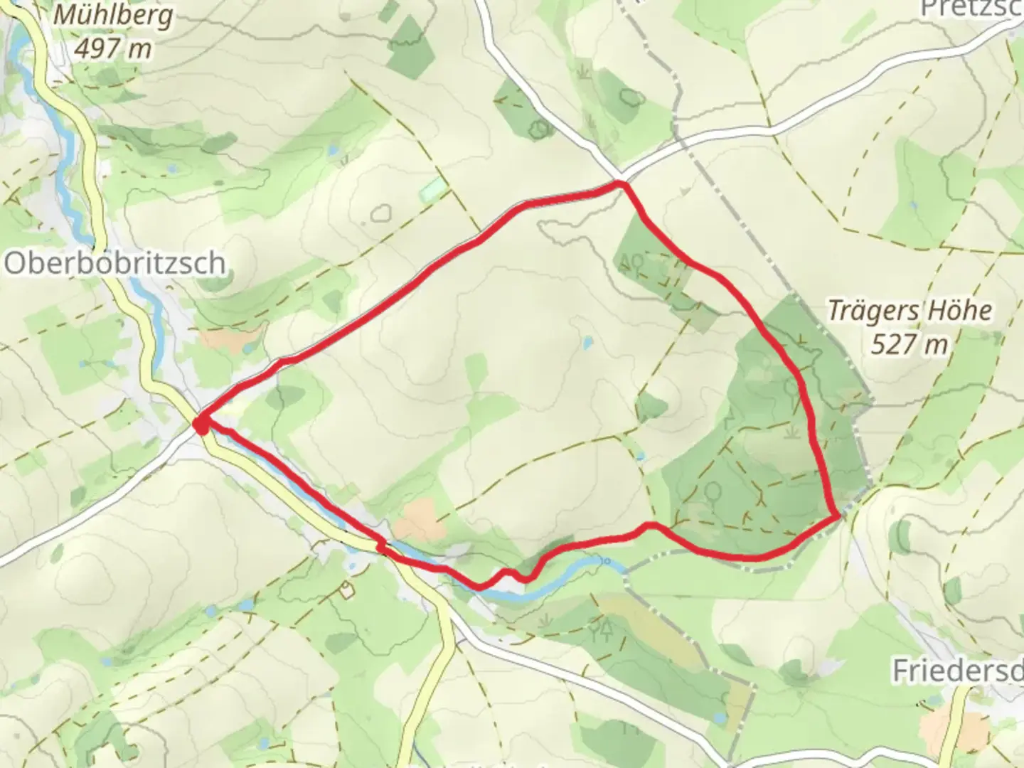 An image depicting the trail Rundweg Gemeindewald and its surrounding area.