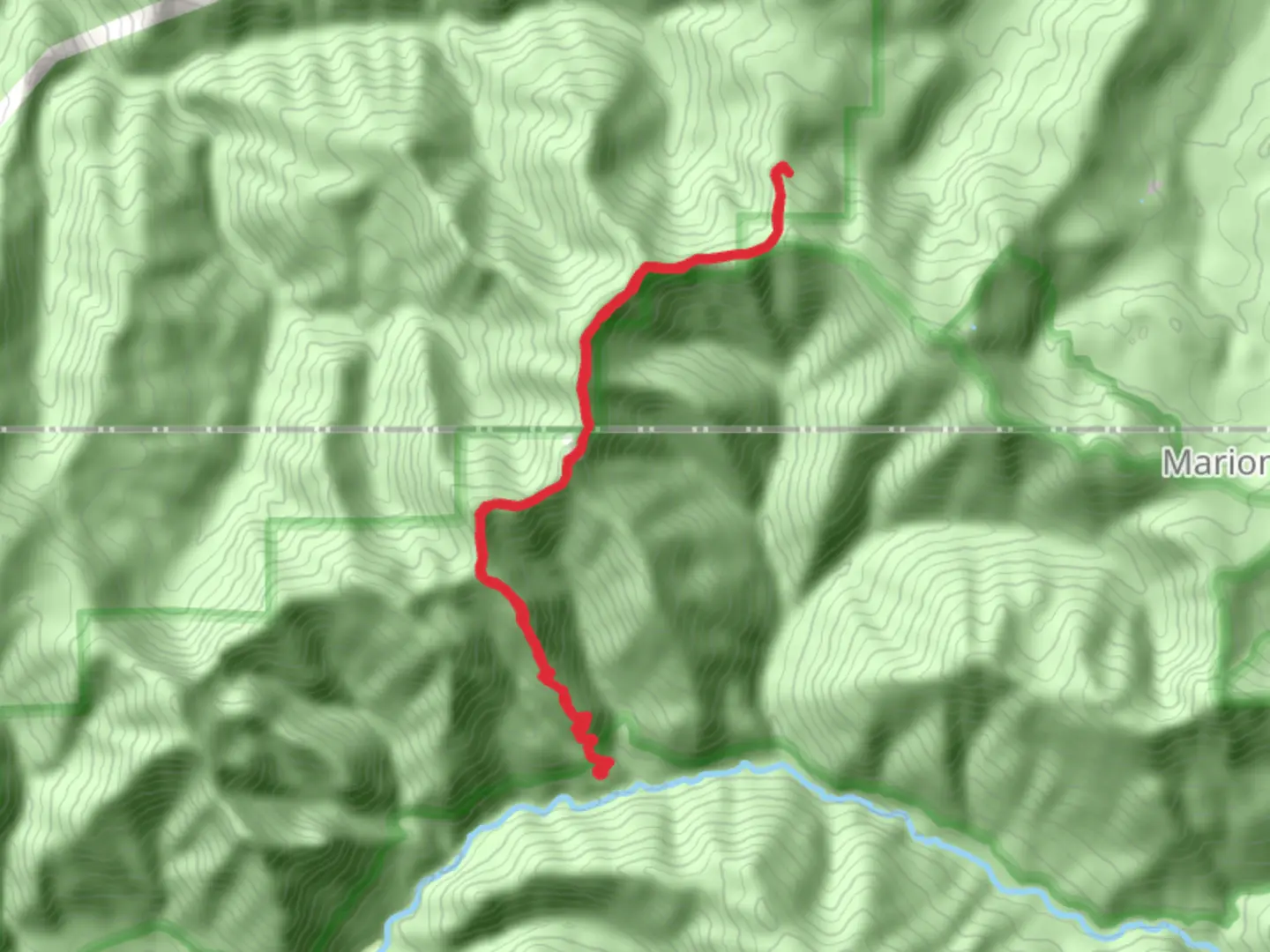 An image depicting the trail Not Nasty Rock via Nasty Rock Trail and its surrounding area.