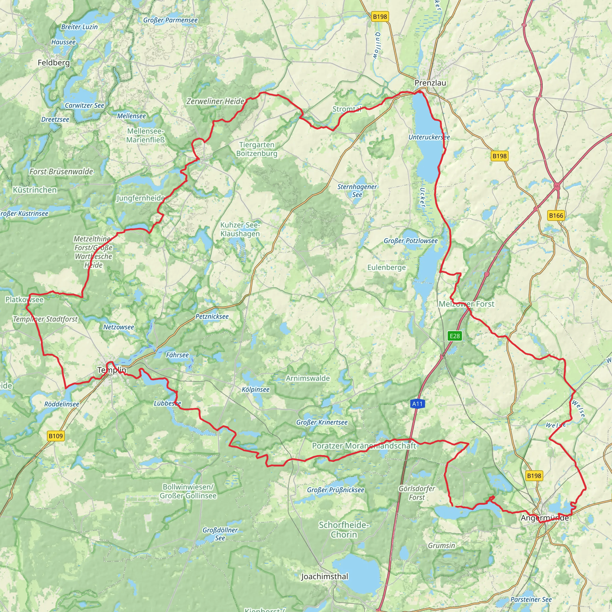 Uckermärker Landrunde mobile static map