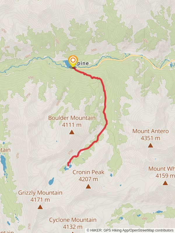 Baldwin Lakes via Baldwin Creek