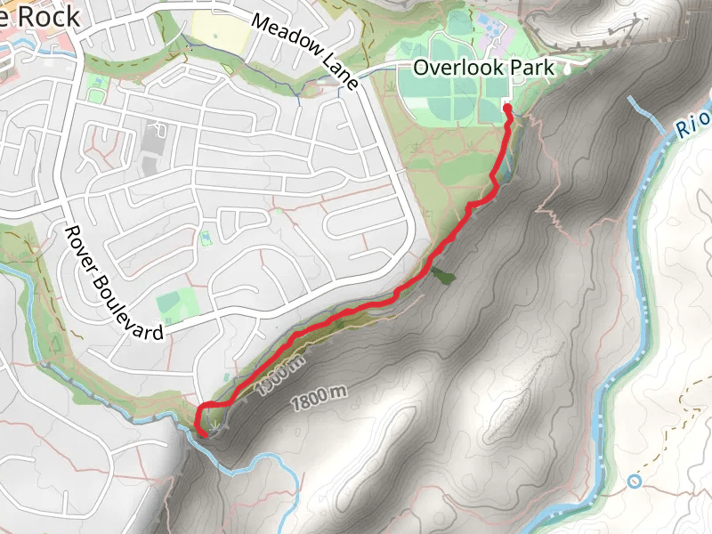 White Rock Canyon Rim Trai