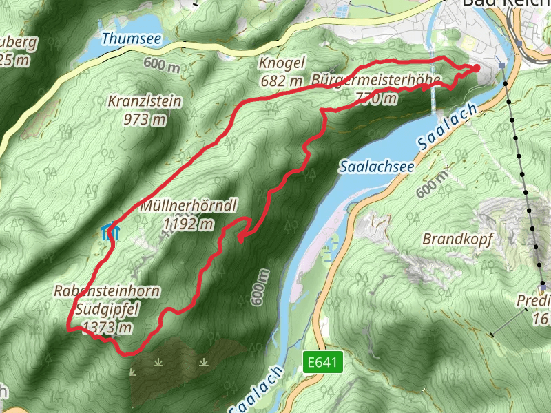 Bürgermeisterhöhe and Kugelbachalm Loop via Salzalpensteig