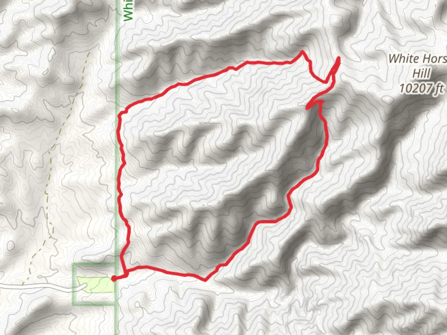 An image depicting the trail Barber Ridge and Three Rivers Loop Trail and its surrounding area.