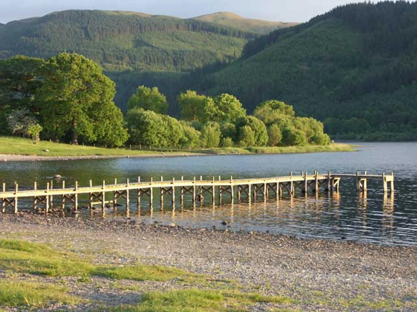 An image depicting the trail Bassenthwaite Lake, Lakeside Wood and Moss Wood Walk and its surrounding area.