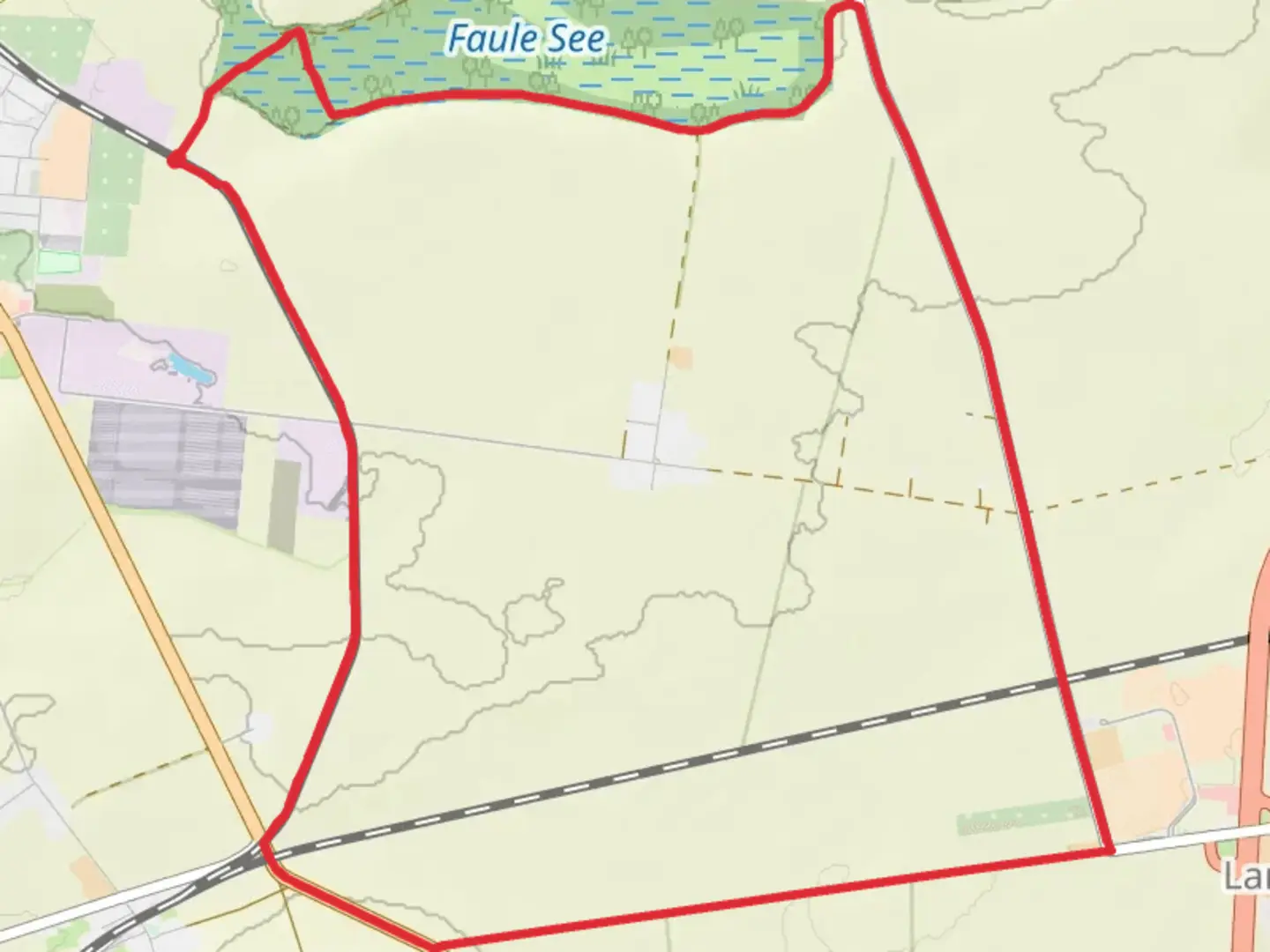 An image depicting the trail Buch Loop and its surrounding area.