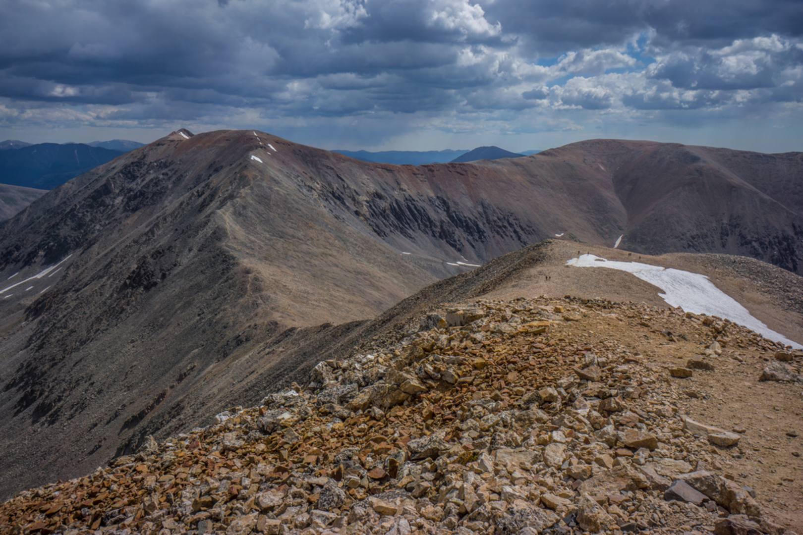 An image depicting the trail Mount Democrat Trail and its surrounding area.