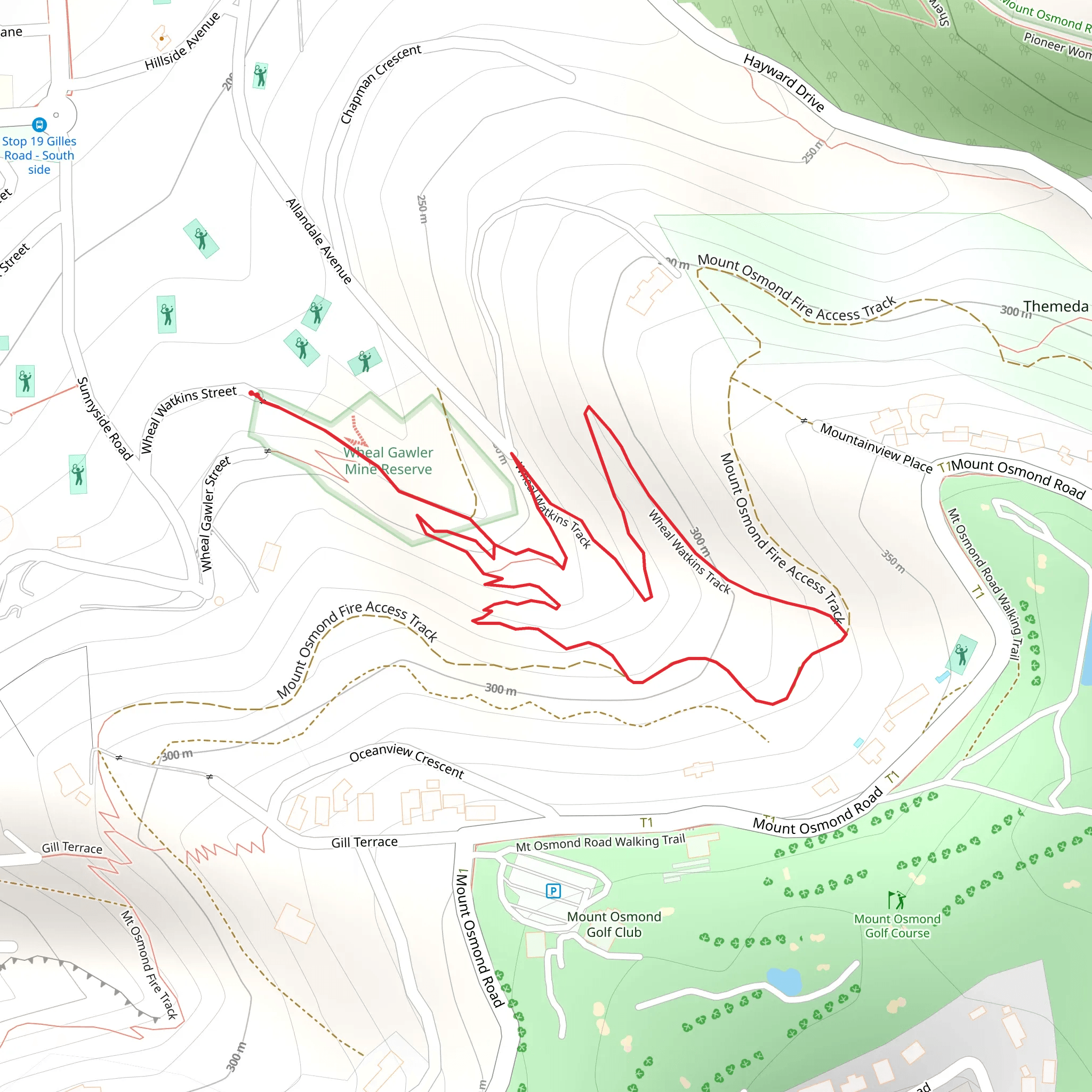 Wheal Watkins Circuit Track mobile static map
