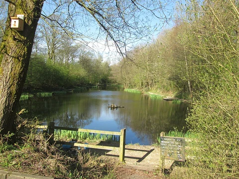 An image depicting the trail Burnley Central to Burnley Barracks Walk via River Brun and its surrounding area.