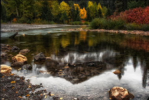 An image depicting the trail Henry Lakes Trail and its surrounding area.