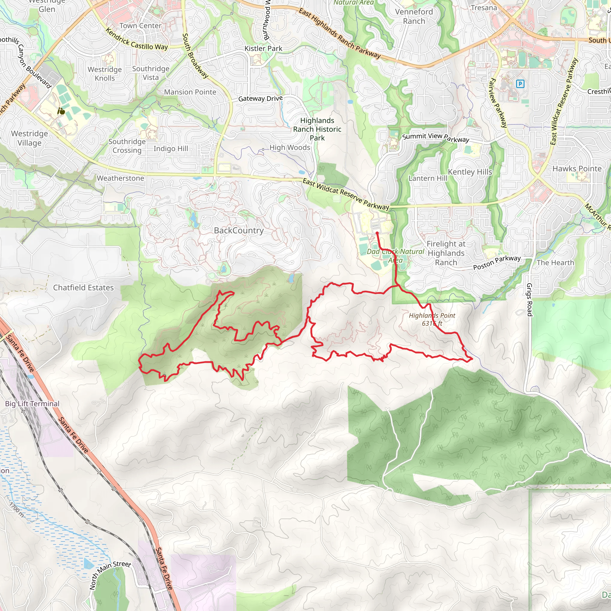 East-West Regional Trail and Badlands Loop mobile static map