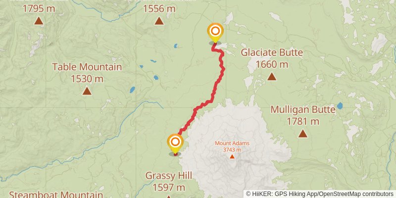 Ultra Pedestrian North Loop stage 167 Map