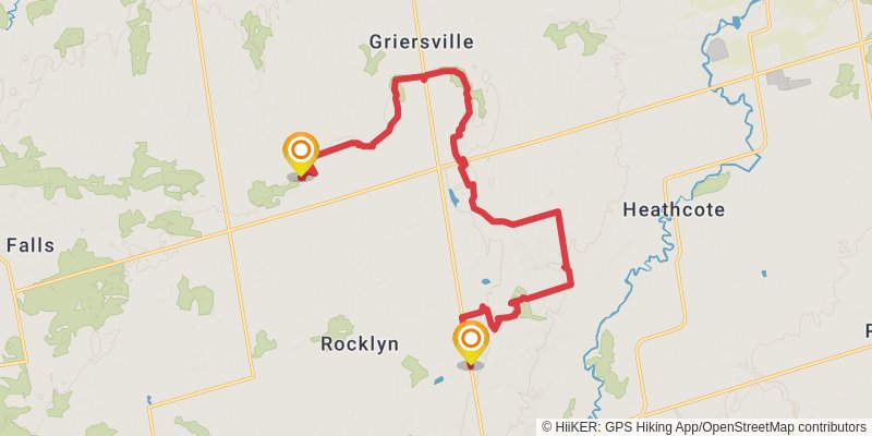 The Bruce Trail stage 30 Map
